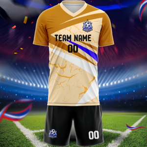 Tenues de football colorées rétro avec cordon de serrage, 100% polyester, séchage rapide, respirantes et légères pour l'entraînement au football - Product Image 6