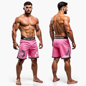Shorts de Lucha MMA Personalizados al por Mayor para Hombre, Sublimados, Sin Gi, para BJJ y Grappling, de Secado Rápido y Transpirables, para Entrenamiento de Artes Marciales - Product Image 3