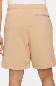 Shorts Bermuda en tricot uni beige pour homme avec cordon de serrage à la taille, style décontracté, taille mi-haute - Product Image 4