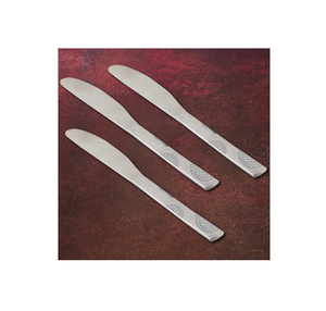 Cuchillo de postre y mantequilla de acero inoxidable Royal Designer con mango de resina marrón, ¡gran oferta! - Product Image 4