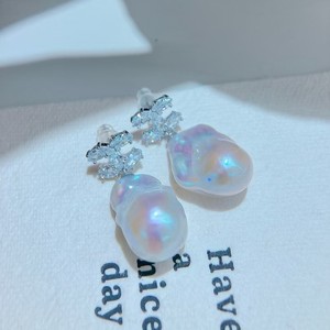 Pendientes Colgantes de Plata de Ley S925 con Perlas de Agua Dulce Estilo Barroco, Regalo Explosivo de Moda de Verano - Product Image 2