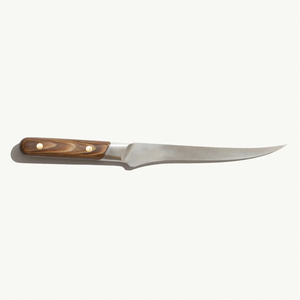 Couteau à fileter avec lame flexible pour le filetage du poisson, manche ergonomique, construction équilibrée pour la préparation des fruits de mer - Product Image 1