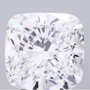 Diamant blanc lâche de 5 carats, couleur E, pureté VS1, taille coussin, offrant une symétrie de qualité supérieure et un éclat glacé exceptionnel. - Product Image 1