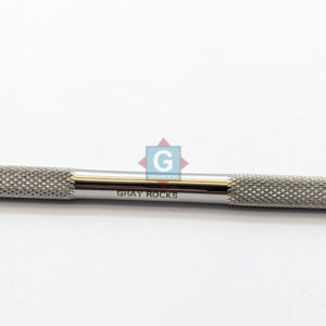 Spatule à ciment Gray Rocks double extrémité en acier inoxydable pour mélange de cire et sculpture, idéale pour les restaurations prothodontiques, certifiée CE - Product Image 4