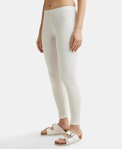 Women High Waist <b>Black</b> <b>Leggings</b> Slim Fit Knitted Cotton Winter Casual Solid Color Breathable Quick Dry Thermal Vintage Crop - Product Image 2