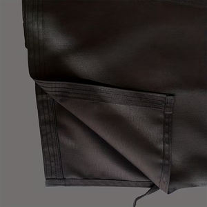 ชุดยูโด BJJ สีดำ ผ้าโพลีเอสเตอร์/คอตตอน ขายดีที่สุด ปรับแต่งได้ ผ้าไม่หด ซับเหงื่อได้ดี ชุดกีฬา - Product Image 4