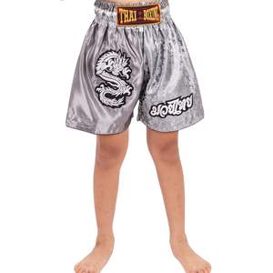 Pantalones Cortos de Muay Thai para Hombre, Estampado Satinado, Cintura Elástica, para Entrenamiento, Gimnasio, Kickboxing, Ligeros - Product Image 6