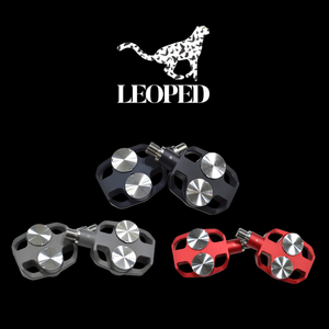 Pédales de vélo de route magnétiques ultralégères D&U LEOPED JB204015 en alliage d'aluminium et titane compatibles avec les chaussures à clips, fabriquées en Corée - Product Image 3