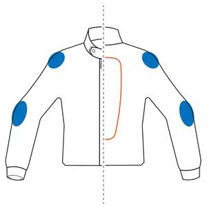 Veste de course en cuir Ducati C7, style Ducati, manches longues, coupe-vent, cuir de vachette 220g, unisexe adulte - Product Image 5