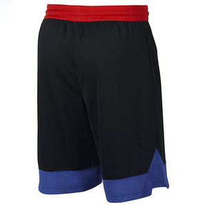 Shorts de course athlétiques écologiques pour hommes en tissu Oxford, pour la gym et l'entraînement, en polyester/coton, taille mi-haute élastique, légers et unis - Product Image 5