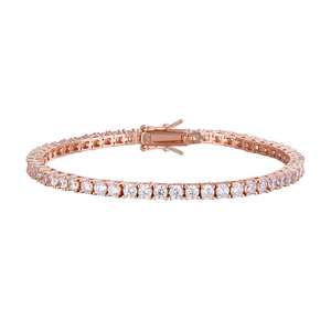 Promotional Products Gold Plated 925 Sterling Silver with VVS Moissanite Diamond Tennis Bracelet for unisex - Product Image 2