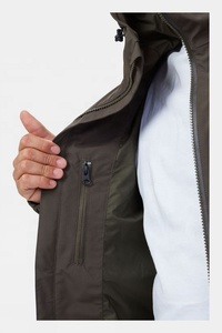 Winter Use Canvas Stand Collar Zipper Front <b>Long</b> Sleeve Custom Logo Printed Breathable Waterproof Windproof High Street Bomber - Product Image 4
