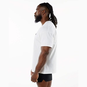 Men's Heavy 100% Cotton <b>Boxy</b> <b>T</b>-<b>Shirt</b> Oversized Drop Shoulder Loose Fit Men's Oversized <b>T</b> <b>Shirt</b> - Product Image 3