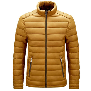 Custom <b>Men's</b> Lightweight Quilted Puffer Jacket Full Zip <b>Warm</b> <b>Winter</b> <b>Coat</b> OEM ODM Wholesale Private Label Manufacturer - Product Image 1