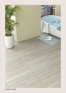 Carreaux de porcelaine finition mate 60x60cm, développés avec une surface sculptée en profondeur, un équilibre de tons naturels et un revêtement structuré. - Product Image 2