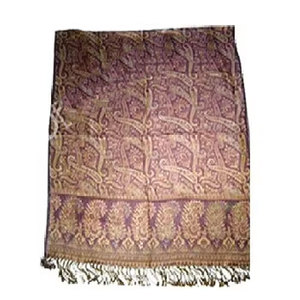 Elegant Viscose Jamavar Stole Luxurious Traditional Ethnic <b>Shawl</b> Intricate Paisley Jamavar Design for Women Soft Lightweight - Product Image 3