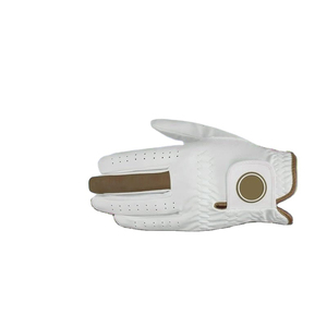 Guantes de Golf de Cuero Genuino Cabretta, Servicio Personalizado OEM, Transpirables, para Hombre, Absorbentes de Humedad, en Venta - Product Image 2
