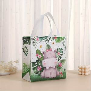 Custom Cartoon Pattern Polypropylene Non Woven <b>Medium</b> <b>Size</b> Tote <b>Bag</b> with PP Webbing Handle for Kids Storage Party Use - Product Image 6