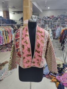 Abrigo de Mujer con Estampado de Tigre Rosa, Estilo Vintage, Manga Larga, Frente Abierto, Prenda Exterior Informal de Poliéster para Otoño, IDEAL PARA REGALO - Product Image 1