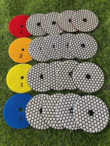 Disco de Pulido de Piedra Seca de Diamante KA+ de Alta Eficiencia, 100 mm, 3.5 mm, Diseño de Panal Flexible OEM Medio para Granito, Mármol y Hormigón - Product Image 3