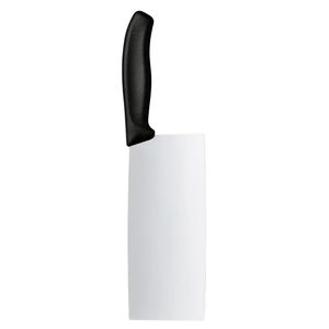 Cuchillo de Chef Estilo Chino Clásico Suizo de 18 cm, Hoja Ancha de Acero Inoxidable, Mango Negro, Herramienta de Cocina para Picar, Rebanar y Cortar - Product Image 3