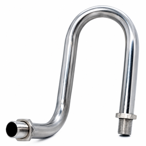 Sifón en U de Acero Inoxidable SS, Tubo de Drenaje Tipo U, Trampa para Fregadero de Cocina, Accesorio de Plomería, Pieza de Repuesto para Cocina - Product Image 1