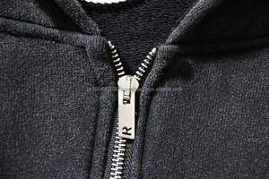 Sudaderas con capucha con cremallera Boxy de Primavera de alta calidad, de lavado ácido chaqueta con capucha, jersey en blanco, sudadera con cremallera, fabricantes de ropa - Product Image 6