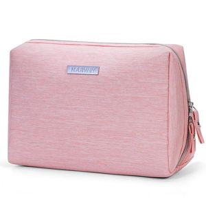 Borsa da viaggio per cosmetici da donna e ragazza con scomparti, beauty case per trucchi, pratica e conveniente - Product Image 1
