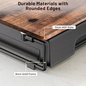 Organizador de Estación de Café de Madera Rústica para Encimera, Cajón de Almacenamiento de Gran Capacidad para Cápsulas Nespresso VertuoLine - Product Image 5