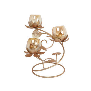 Supports de bougies en métal haut de gamme, faits à la main, luxueux, pour la maison, les mariages, les événements de Noël, décoration de table. - Product Image 4