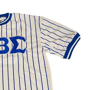 Maillot de baseball à rayures Phi Beta Sigma pour hommes – Coupe confortable, qualité supérieure, vêtements de fraternité grecque, tenue athlétique décontractée - Product Image 5