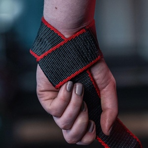 Gants d'entraînement unisexes robustes antidérapants avec logo personnalisé, fermeture à pression, en néoprène non extensible - Product Image 5