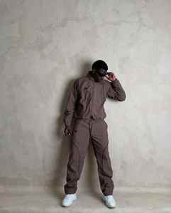 Conjunto Corto de Nylon con Logotipo Personalizado para Hombre OEM 2026, Chaqueta Cortavientos y Pantalones Cortos, Conjunto Deportivo de Dos Piezas - Product Image 6