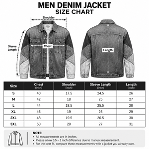 Veste en jean style chemise, coupe décontractée, col pointu, boutonnée, respirante et confortable, en denim indigo délavé, poids moyen - Product Image 6