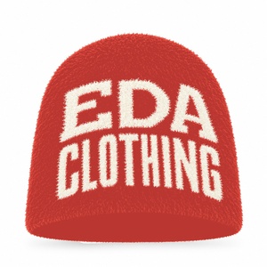Bonnet en bouclette texturé, personnalisable avec logo OEM, bonnet d'hiver tricoté épais et moelleux, style streetwear, vêtement chaud - Product Image 1