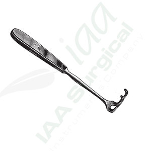 Écarteur chirurgical orthopédique Ollier 22 cm, manuel, en acier inoxydable, instrument de classe I, tailles 20mm 24mm 30mm 34mm, usage hospitalier, CE - Product Image 2
