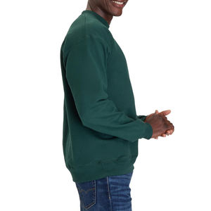 Sweat-shirt d'hiver pour hommes, vente en gros, OEM, ODM, personnalisé, écologique, col rond, coupe-vent, 100% coton, 280g, couleur unie - Product Image 4