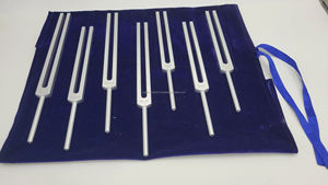 Ensemble de 7 diapasons chakra en aluminium pour instruments de chirurgie générale, certifiés CE, modèle Medivolve 600294, fournisseur en gros - Product Image 3