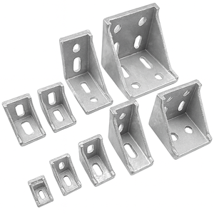 Soporte Triangular de Acero Metálico, Conector de Ángulo Vertical de 90 Grados, Conector de Esquina para Perfil de Aluminio - Product Image 3