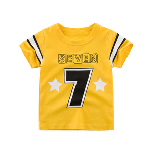 T-shirt en coton pour enfants, marque privée, tissu jersey durable, design personnalisé, OEM, approvisionnement en gros pour les grossistes en vêtements pour enfants - Product Image 1