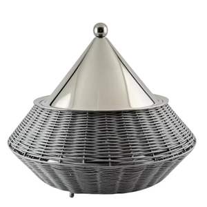 Pot de rangement décoratif en nacre rayée avec couvercle en métal, conteneur pour bonbons et fruits secs, article de décoration de luxe pour la maison, cadeau - Product Image 2