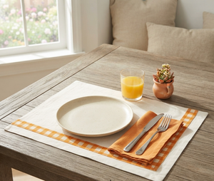 Set de table en coton de qualité supérieure, durable, lavable, élégant, pour la décoration de table de cuisine, exportation en vrac en Inde à prix de gros - Product Image 2
