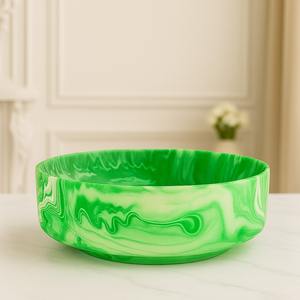 Tazón de resina epoxi de diseño para una colección de vajilla de lujo que mejora la presentación de la comida con una belleza artesanal. - Product Image 5