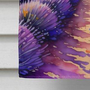 Poste de manga de porche grande, cartel decorativo para patio, obra de arte Multicolor, Bandera de Casa de lavanda inglesa, colgante de pared, poliéster-Multicolor - Product Image 4