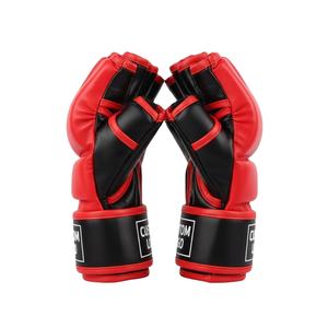 ถุงมือ MMA สำหรับนักมวยอาชีพ แบบเปิดนิ้ว ดีไซน์เสริมแผ่นรอง - Product Image 2