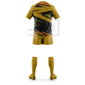 Tenue de rugby professionnelle personnalisée : maillot et short à séchage rapide, anti-humidité, performance sportive pour joueurs d'équipe 100 % - Product Image 5