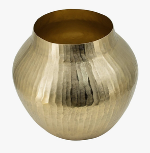 Jarrón Curvo de Aluminio con Textura Martillada Moderna, Jarrón de Metal Decorativo para Mesa, Jarrón de Metal Decorativo para Decoración de Sala de Estar - Product Image 3