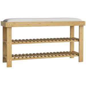 Shoe Storage Desk with Storage Stool Practical Shoe Rack Design - Product Image 5