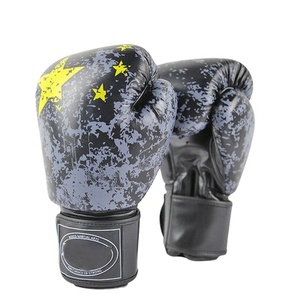 2025 diseño de alta calidad personalizado al por mayor guantes de boxeo negro dedo completo guantes de lucha de cuero guantes de boxeo - Product Image 1