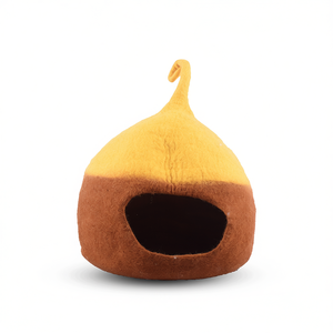 บ้านแมวแบบแขวนทำจากผ้าสักหลาดสำหรับกรงสัตว์ - Product Image 2